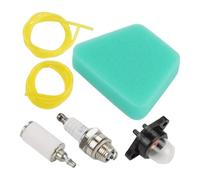 Filtro Aria Motosega, Filtro Aria Decespugliatore, Pompa Primer Tubo Kit Candela Accessori Macchina Taglioerba
