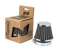 Filtro Aria Noend Classic KN Dritto 50mm Cromato per Moto e Scooter