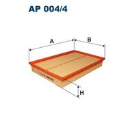 Filtro aria per AUDI SKODA VW A3 CC EOS GOLF PASSAT PASSAT CC Q3 SUPERB TT