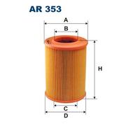 Filtro aria per BEDFORD SUZUKI VAUXHALL CARRY RASCAL SAMURAI SJ410 SUPER CARRY