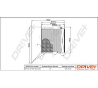 Filtro Aria Per BMW Drve DP1110.10.0026