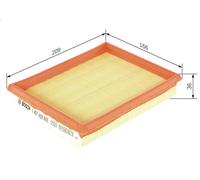 Filtro aria per BOSCH 1 457 433 603 per OPEL TIGRA (S93) 1.4 1994-2000