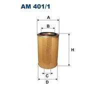 Filtro aria per BREDAMENARINIBUS FIAT IRISBUS IVECO KAMAZ MAN MAZ MERCEDES-BENZ