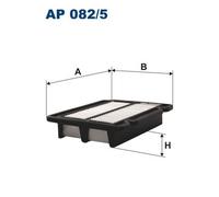 Filtro aria per CHEVROLET DAEWOO RAVON ZAZ AVEO / KALOS KALOS NEXIA SAIL VIDA