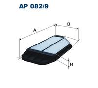 Filtro aria per CHEVROLET RAVON R2 SPARK