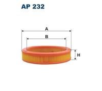 Filtro aria per FIAT 131 REGATA RITMO UNO X 1/9