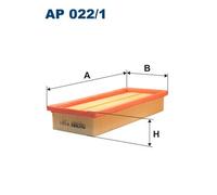 Filtro aria per FIAT LANCIA ZASTAVA 10 PANDA PUNTO YPSILON