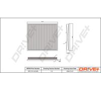 Filtro Aria Per FORD Drve DP1110.10.0225