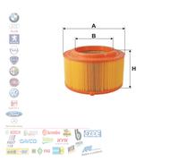 WA9763 FILTRO ARIA PER Ford Ranger TKE 2.2 TdCi 4x4 110 KW 150 CV
