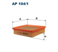 Filtro aria per HONDA CAPA CIVIC CR-V HR-V