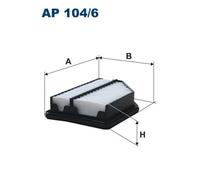 Filtro aria per HONDA CIVIC