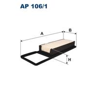 Filtro aria FILTRON AP106/1