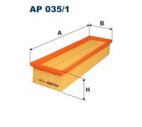 Filtron Filtro aria AP035/1 per Mercedes-Benz SL (R129) 1997-2001, Isdera, Mega