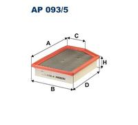 Filtro aria per JEEP CHEROKEE