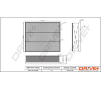 Filtro Aria Per MAN, VW Drve DP1110.10.0599