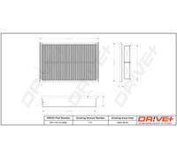Filtro Aria Per MAZDA Drve DP1110.10.0495