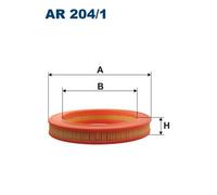 Filtro aria per MERCEDES-BENZ 124 190