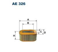 Filtro aria per MERCEDES-BENZ 124 CLASSE E