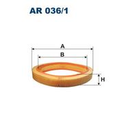 Filtro aria per MERCEDES-BENZ 190 SL