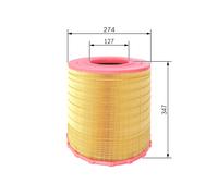 Filtro aria Cartuccia filtro F 026 400 284 BOSCH per MERCEDES-BENZ ATEGO 2
