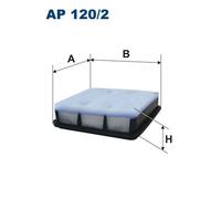 Filtro aria FILTRON AP120/2