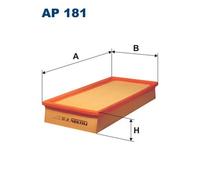 Filtro aria per MITSUBISHI VOLVO CARISMA S40 SPACE STAR V40