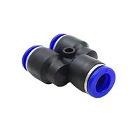 Filtro Aria per Moto Connettore rapido Pneumatico a 3 Vie Tipo Y Serie PY da 10 Pezzi, Raccordo a innesto da 4-12 mm per Aria/Gas Filtro dell'Aria(PY-6)