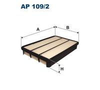 Filtro aria per OPEL VAUXHALL FRONTERA
