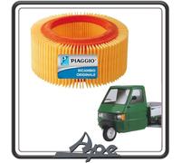 FILTRO ARIA PER PIAGGIO APE 703 - P703 - TM P703 V - PIAGGIO APE 602 - PIAGGIO APE MP P501 - APE MP P601 - APE CAR P2 - P3 ORIGINALE PIAGGIO.