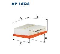 Filtro aria per RENAULT FLUENCE GRAND SCÉNIC MEGANE MEGANE CC SCÉNIC
