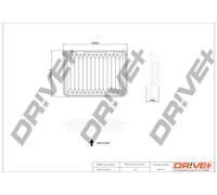 Filtro Aria Per TOYOTA Drve DP1110.10.0141