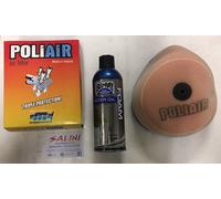 Filtro aria PoliAir PA2357 KTM 125 EXC 1998/2003 - Olio Filtro Spray BelRay