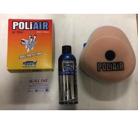 Filtro aria PoliAir PA2375 KTM 125 EXC 2008/2011 - Olio Filtro Spray BelRay