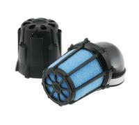 203.0095 AIR BOX FILTRO ARIA INCLINATO 90° POLINI DELL´ORTO PHBG imbocco 32mm