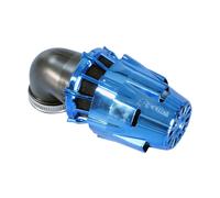 Filtro aria Polini Blue Air Box 37mm 90 ° blu-nero