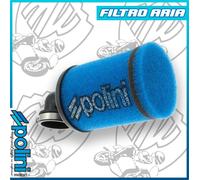 FILTRO ARIA AIR BOX POLINI 203.0029 CARBURATORE DELL'ORTO PHBG 19 CURVA 90' EVO