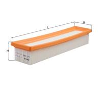 Filtro Aria Renault Clio IV 2012-2021 Dacia Sandero 2008-2012 Logan II 2012-2024