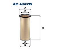 Filtro aria secondaria per MAN RENAULT TRUCKS C G HOCL MAJOR MIDLINER TBH TR