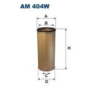 Filtro aria secondario Cartuccia filtro AM 404W FILTRON
