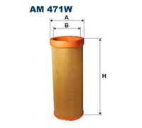 Filtro aria secondario Cartuccia filtro AM 471W FILTRON per RENAULT TRUCKS VOLVO
