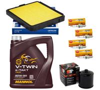 Filtro Aria Set Candele 4L Olio Manutenzione per BMW K 100 K100 K589 1982-92