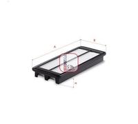 Filtro aria SOFIMA S 3D24 A ABARTH 124 Spider 1.4 2016-