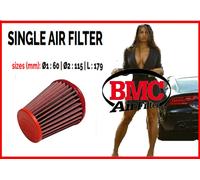Spedizione Gratuita Filtro Aria BMC Universale Conico Ø60Mm X 150Mm Per Moto