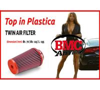Filtro aria sportivo a cono BMC Ø1 70 Ø2 115 L 195 per auto universale tuning WP