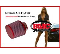 Filtro aria sportivo a cono BMC Ø1 80 Ø2 150 L 153 per auto universale tuning