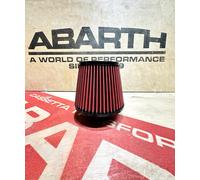 Filtro Aria Sportivo A Cono Universale Lavabile Diametro 70 mm Rosso