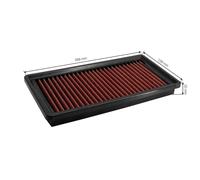 Simoni Racing SR5043 Filtro Aria Sportivo a Pannello, Lavabile e Riutilizzabile