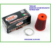 FILTRO ARIA SPORTIVO BMC BICONO INGRESSO 60MM INCLINATO A 12° FBTW60-150P