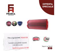 Filtro Aria sportivo BMC FB543/08 lavabile ALFA ROMEO 4C FIAT BRAVO LANCIA DELTA