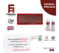 Filtro Aria Sportivo BMC Skoda Yeti 2.0 TDI 4x4 140 CV 1.6 TDI Kit Pulizia